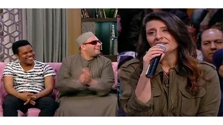 معكم منى الشاذلى شاهد ماذا فعل الشيخ محمدي بعد غناء الفنانة أجفان الآمير 