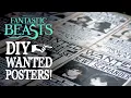 Fantastic Beasts DIY 12 Wanted Posters - Easy Printables