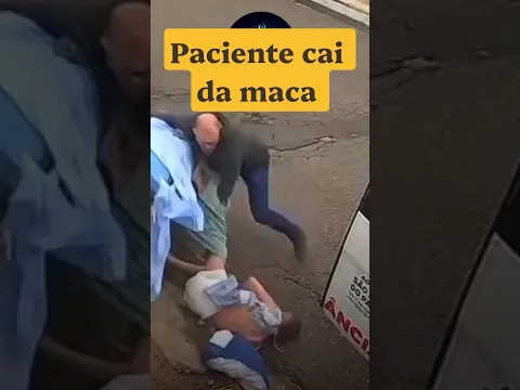 ACONTECEU EM MINAS GERAIS: PACIENTE CAI DE MACA EM ATENDIMENTO EMERGENCIAL DA PREFEITURA.Despreparo?