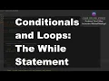 Java 1 Online 5 07 Conditionals and Loops The While Statement