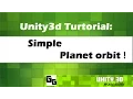 Unity3D TUTORIAL 23 Simple Planet orbit