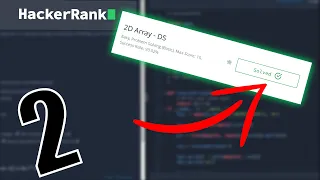 2D Array - DS HackerRank Python Solution Explanation