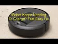 iRobot Vacuum Keeps Needing Recharge Fast Easy Battery Replace