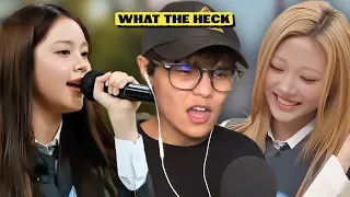 hearts2hearts carmen whos loving you u0026 stella like a dream covers on knowing bros reaction 