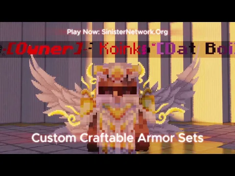 Minecraft server video for SinisterSkyblock