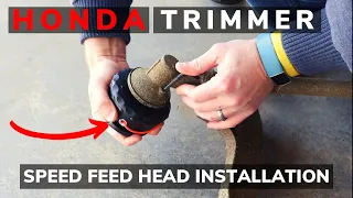 Honda String Trimmer Speed Feed Head Installation How to Remove Trimmer Head