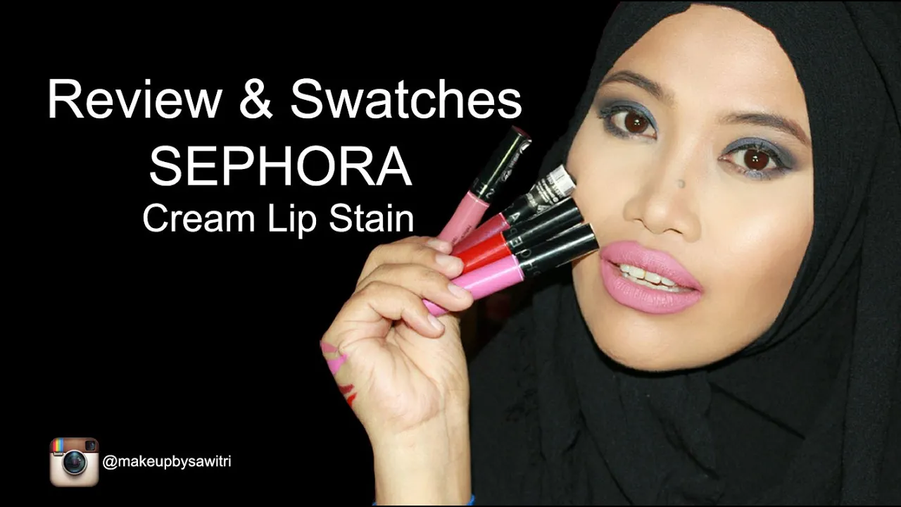 Sephora Cream Lip Stain Liquid Lipstick Swatches