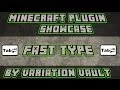 Fast Type Set chat shortcuts Minecraft Bukkit Plugin
