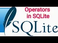 Lecture-3 SQLite Operators By Neelis Galaxy