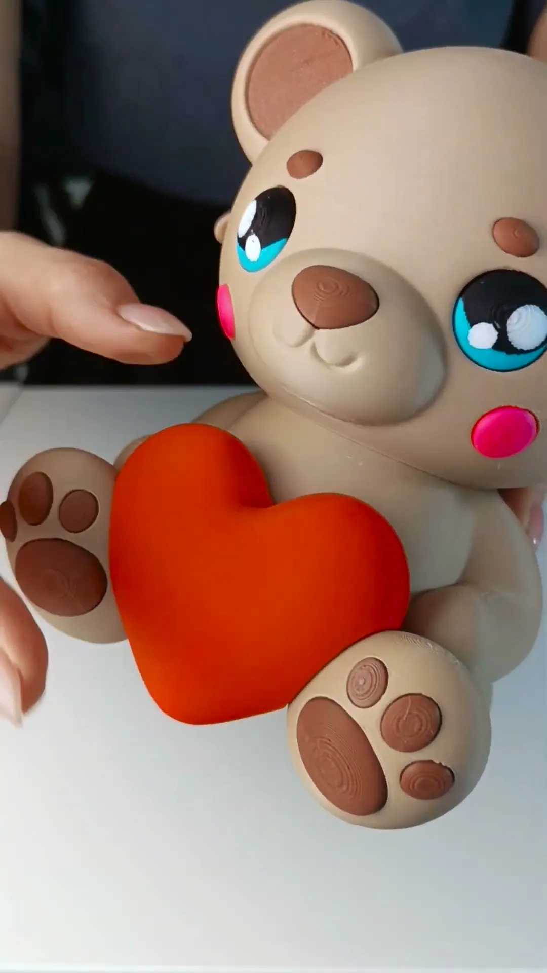 Valentine Teddy Bear (Print-in-Parts & Embedded)