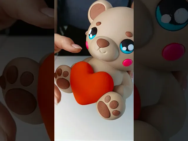 Valentine Teddy Bear (Print-in-Parts & Embedded) video thumbnail