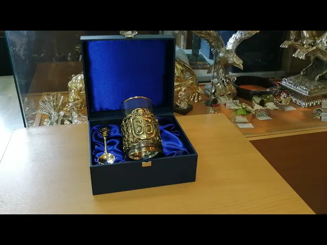 Видео-обзор Подстаканник 'Юбилей 55 лет'