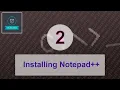 02 Installing Notepad Text Editor English