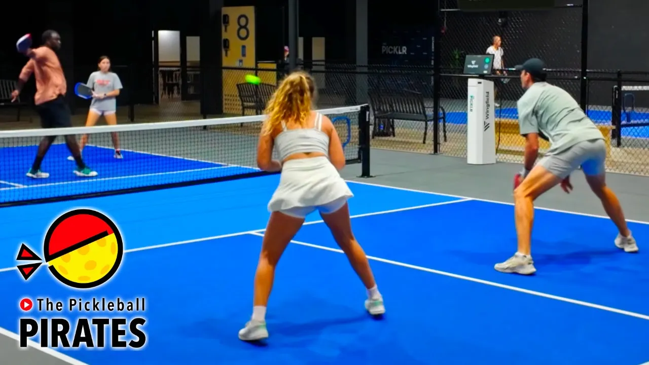 Punishing Bangers in 5.0 vs 4.5 Mixed Doubles Pickleball in Orlando, FL