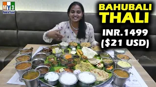 beggest bahubali thali 50 iteams at one meal big thali rarefoods