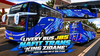 Livery Bus - NAFIT TRANS  'KING ZIDANE'  [JB5]  |  IDBS Simulator bus Sumatera