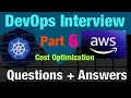DevOps Interview Questions Answers Real-time QnA Part 5 AWS Cost Optimization