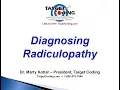 Target Coding Diagnosing Radiculopathy