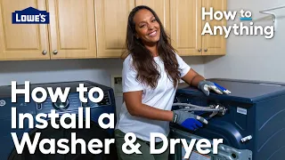 How To Install a Washer Dryer How To Anything