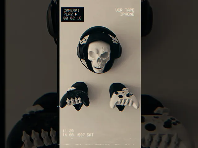 Wall Mounted Grim Reaper / Controllers and Headset Holder video thumbnail