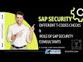 SAP Security Different T-Codes checks the role of SAP Security Consultants Zenfotec Solutions
