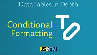 DataTables Module Conditional Formatting