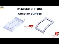 How to use Offset on Surface in SolidWorks