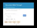 Recursion Walkthrough