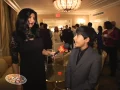 Reshma Dordi of SBI chats with young actor Karan Brar at the pre Oscars party