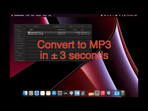 Download MP3 Convert audio file to mp3 on macbook with automator super fast