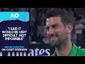 Lagu Novak Djokovic On-Court Interview | Australian Open 2026 Semifinal