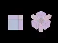 Geometry of Binomial Theorem Visual Representation 2 examples