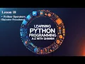 Operator Precedence Python Operators Class 18