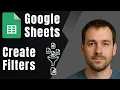 Google Sheets How to Create Filters 2025 Tutorial