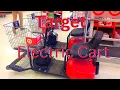 Riding in a electric cart at target