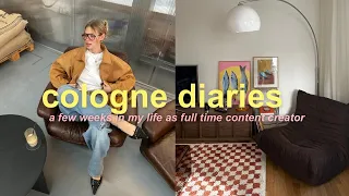 cologne diaries I a few weeks in my life as full time content creator