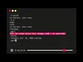 Using a line editor ex