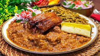 Carapulcra con Sopa Seca RIQUÍSIMA | Receta Peruana | Sazón y Corazón