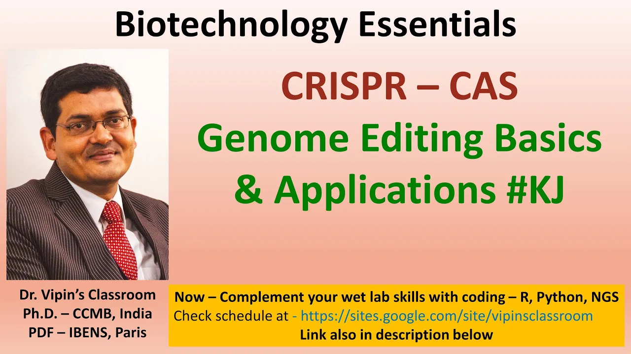 CRISPR Genome Editing #crispr #knockout  #genome_editing  #DrVipinsClassroom #kj #precisionmedicine