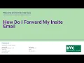 How Do I Forward My Insite Email