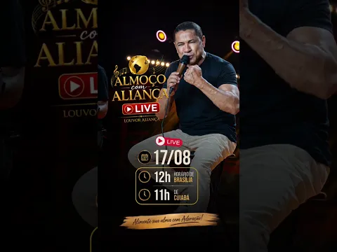 Live Especial aqui no nosso Canal no YouTube