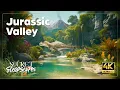 Volcano Thunder Jungle Ambience for Focus Relaxing Deep sleep 6 hrs 4K