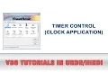 VB6 Tutorial In Urdu - Timer Control Clock application in Visual Basic 6
