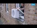EN Midea PortaSplit - Set-up on tilt and turn windows