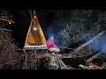 Download Lagu Camping bermalam di hutan rimba membangun shelter di atas pohon sungai tangkap \u0026 masak tepian sungai