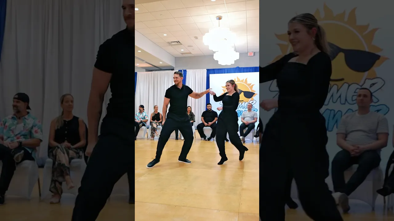 When the improv feels like 🧈 #westcoastswingdance