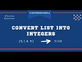 Convert List Items To Int - Python