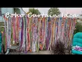 DIY Boho Patio Curtains Reimagining Fabric for a Natural and Cozy Vibe