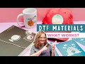 DTF Materials What Does DTF Work On