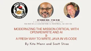 Modernizing with OpenRewrite and AI Write Java in VS Code Confoo